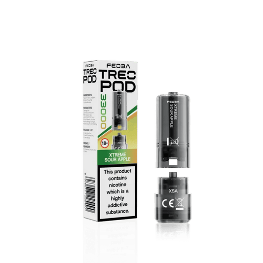 Feoba Treo 33000 Prefilled Pod Xtreme Sour Apple