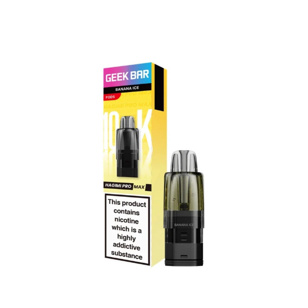 Geek Bar Hagimi Pro Max 10K Refill Pod Banana Ice