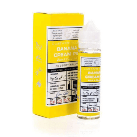 Glas Basix 50ml Shortfill E-Liquid Banana Cream Pie