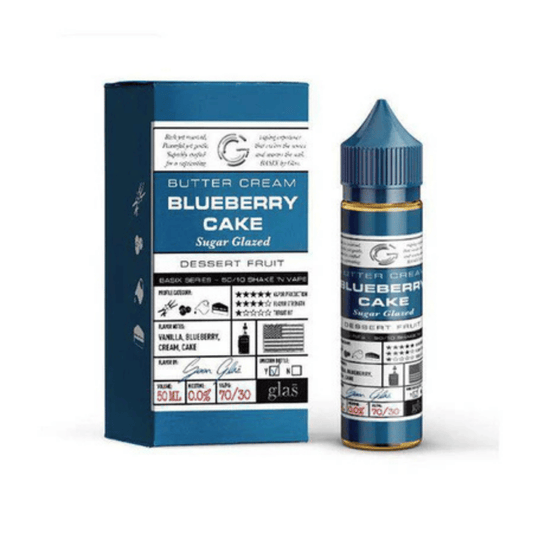 Glas Basix 50ml Shortfill E-Liquid Blueberry Cake