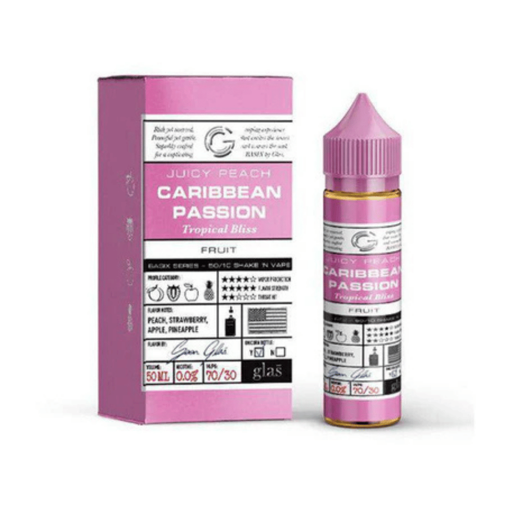 Glas Basix 50ml Shortfill E-Liquid Caribbean Passion
