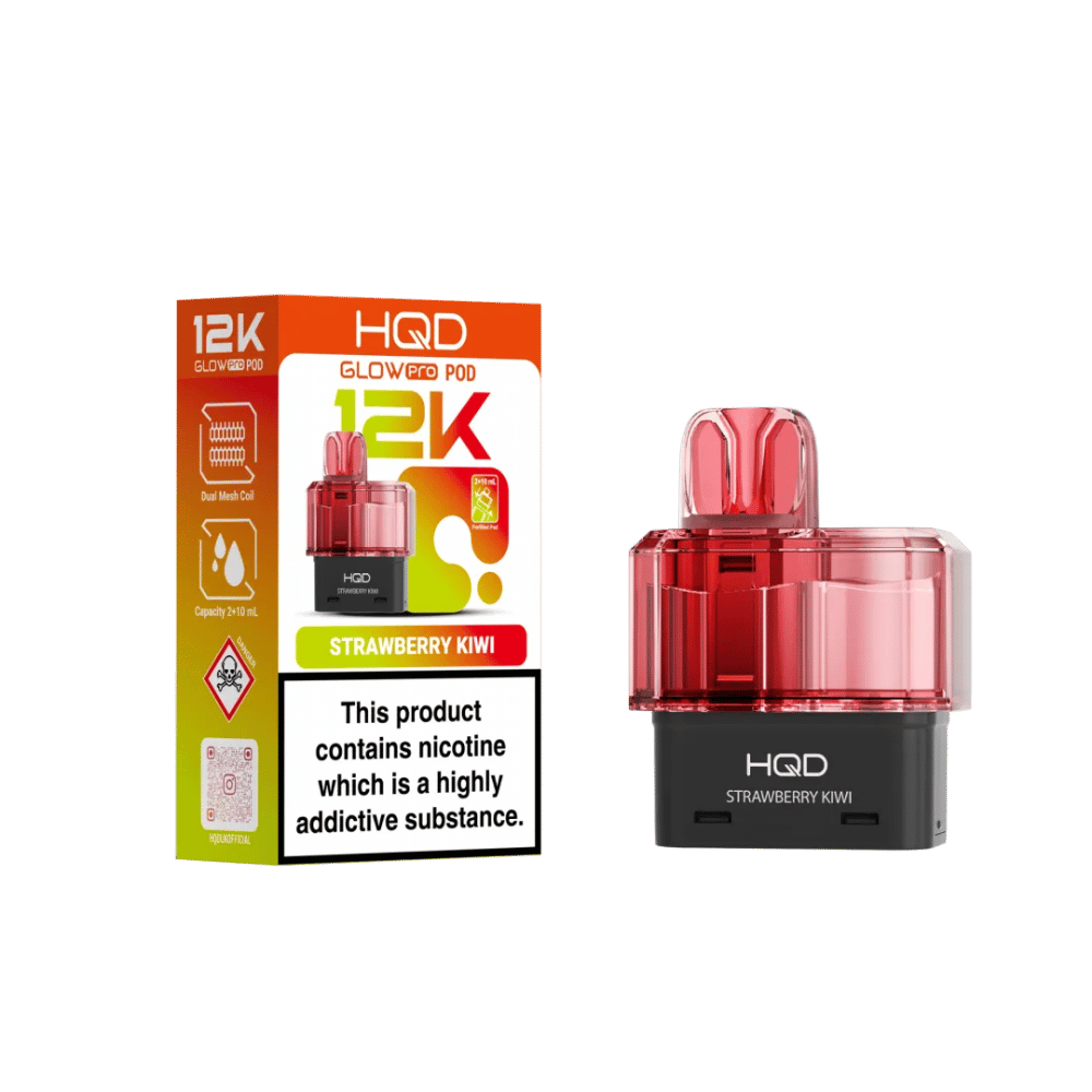 HQD Glow Pro 12K Refill Pod Strawberry Kiwi
