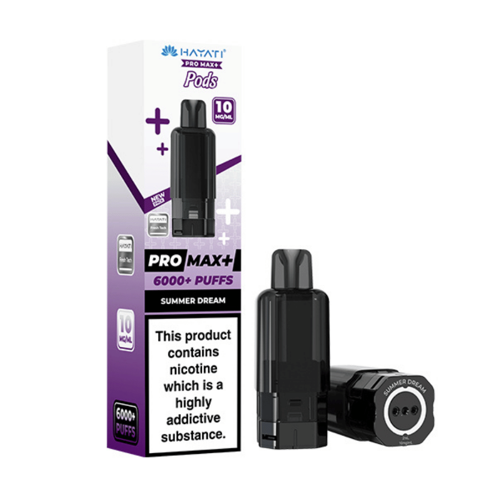 Hayati Pro Max Plus 6000 Prefilled Pod 10mg Summer Dream
