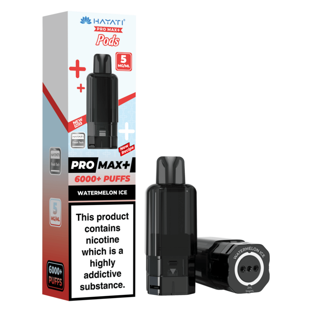 Hayati Pro Max Plus 6000 Prefilled Pod 5mg Watermelon Ice