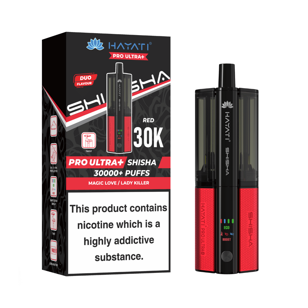 Hayati Pro Ultra Plus Shisha 30000 Prefilled Pod Kit Magic Love / Lady Killer