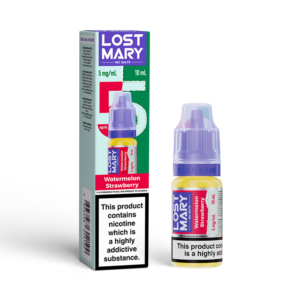 Lost Mary Nic Salt E-Liquid Watermelon Strawberry 10ml