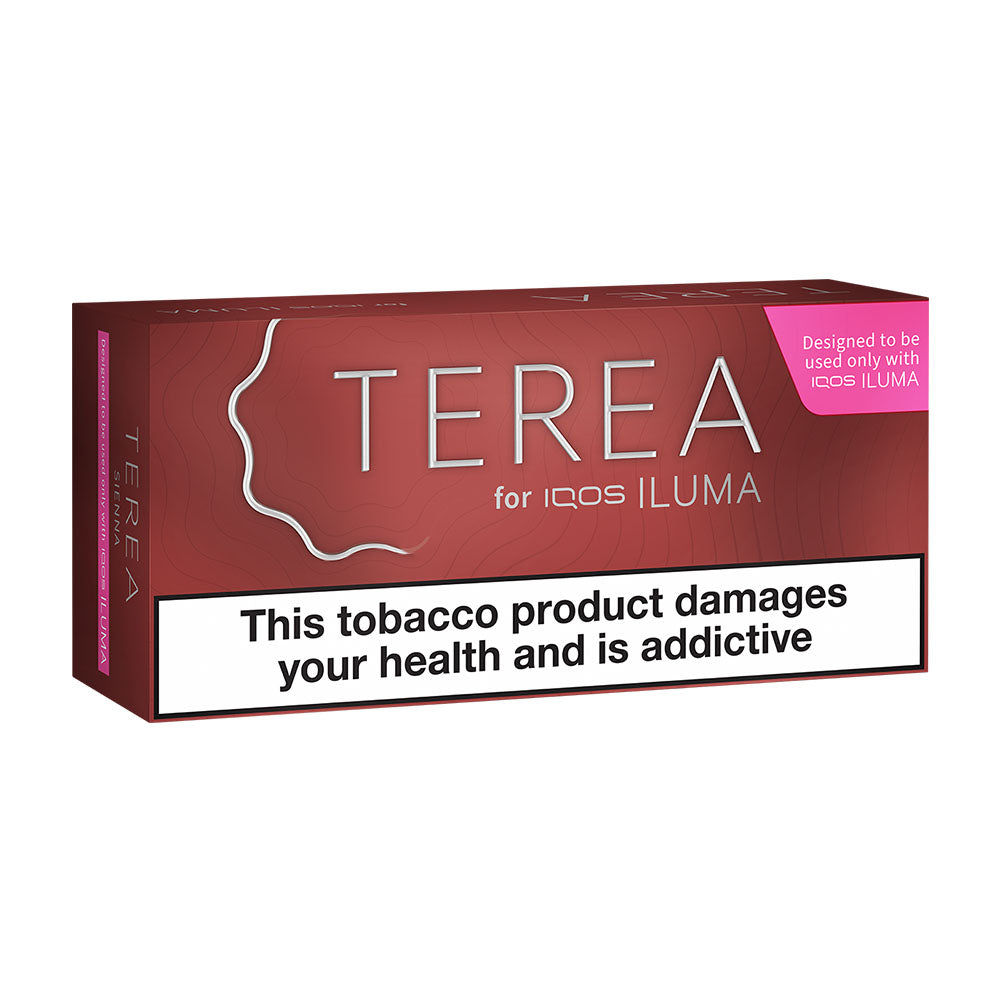 Sienna TEREA Tobacco Sticks, IQOS Iluma Bulk Buy Carton