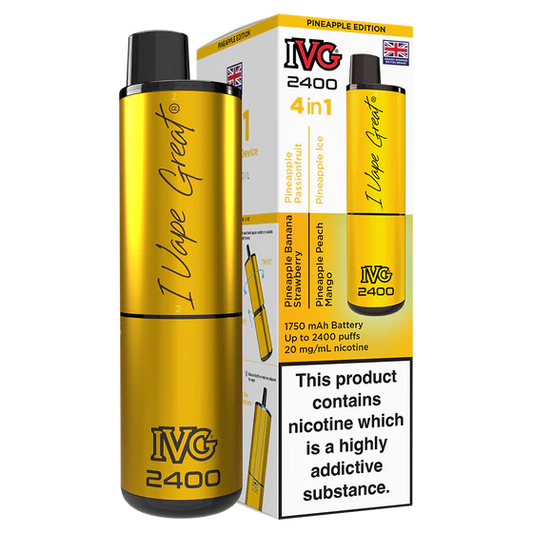 IVG 2400 Rechargeable Vape Pineapple Edition