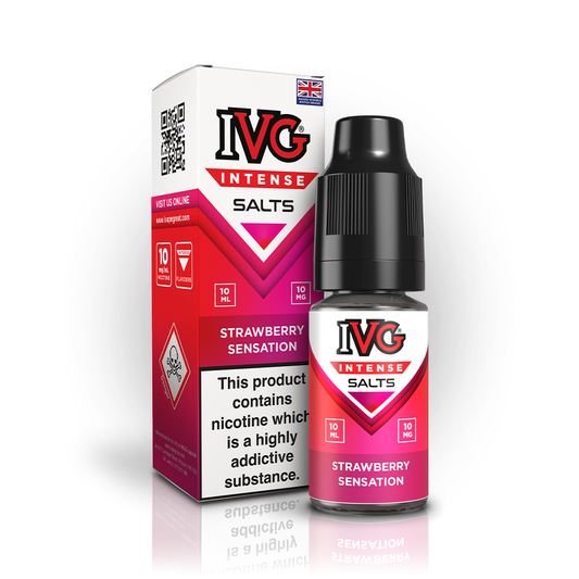 IVG Intense Nic Salt E Liquid Strawberry Sensation