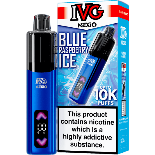 Blue Raspberry Ice IVG Nexio Prefilled Pod Kit