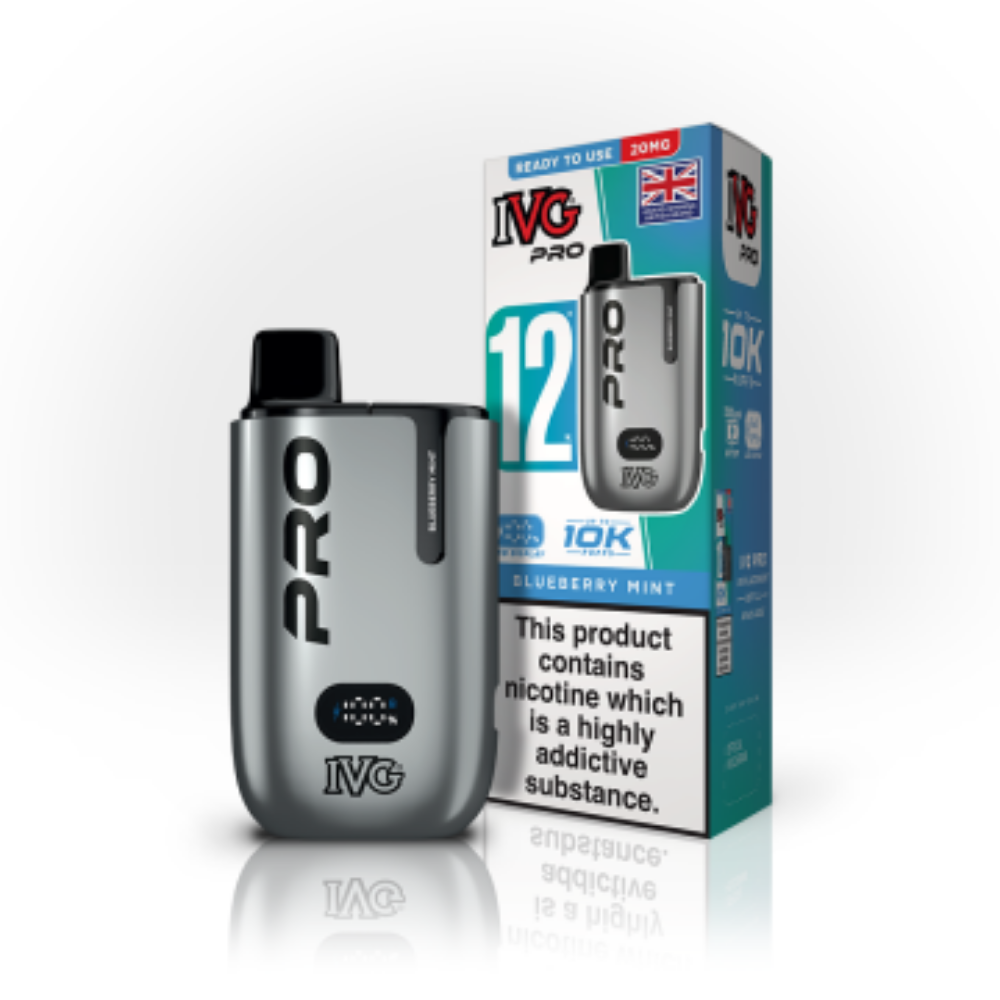 IVG Pro 12 Blueberry Mint Vape Kit