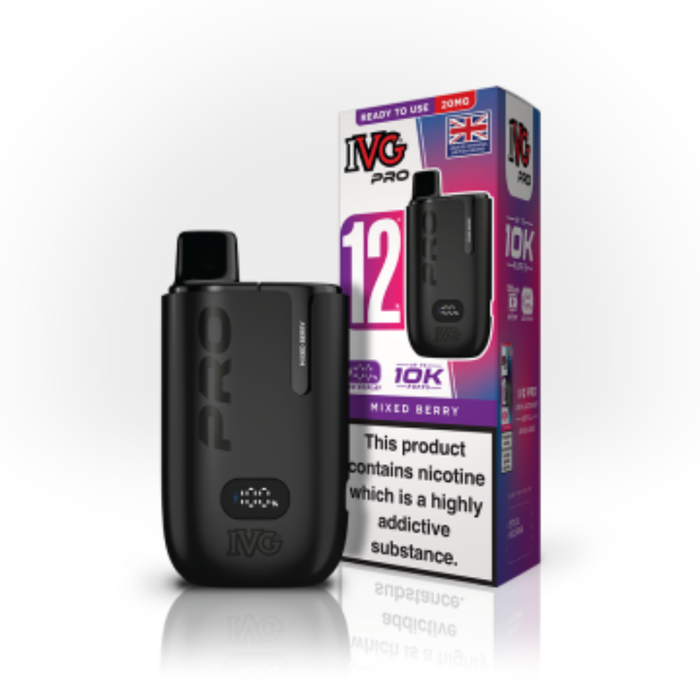 IVG Pro 12 Mixed Berry Vape Kit