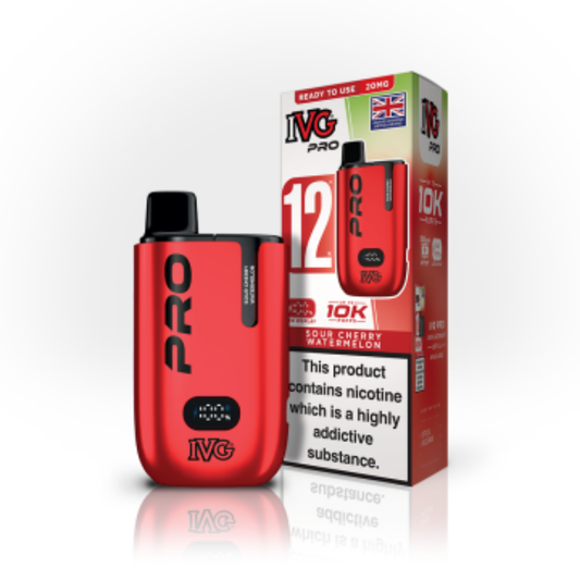 IVG Pro 12 Sour Cherry watermelon Vape Kit