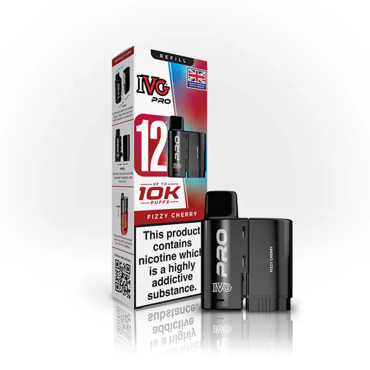 IVG Pro Zero Nicotine Fizzy Cherry Refill