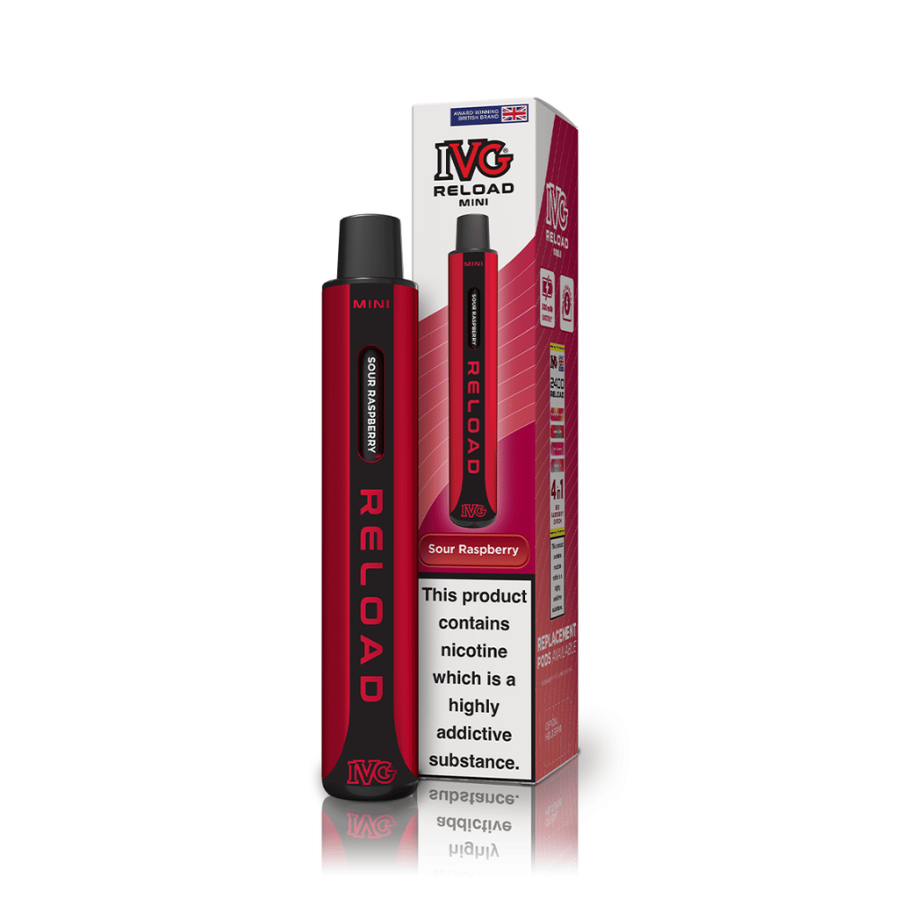 IVG Reload Mini Starter Kit Sour Raspberry