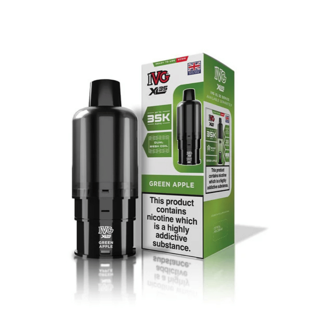 IVG XL 35k Refill Pods Green Apple