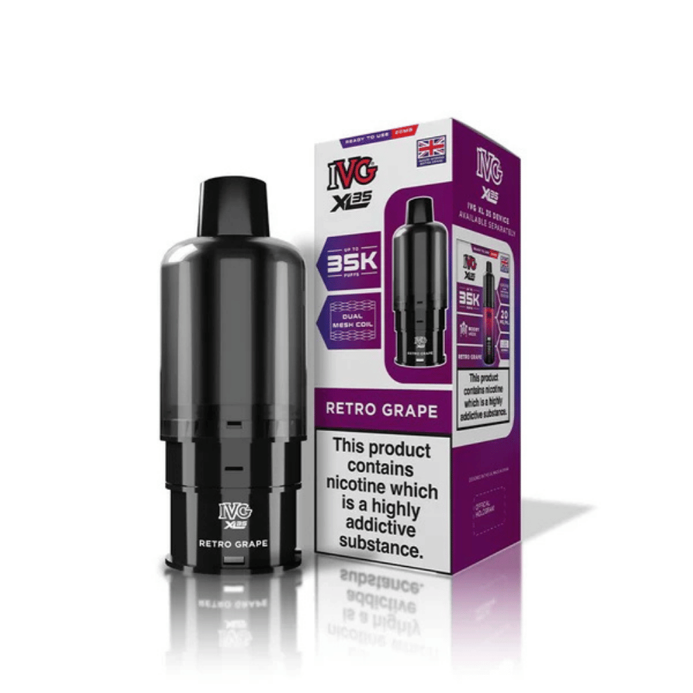 IVG XL 35k Refill Pods Retro Grape