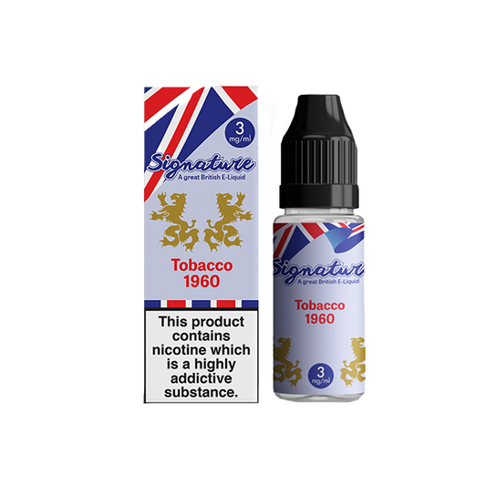 Signature Vapours Signature Tobacco 1960 E Liquid 10ml