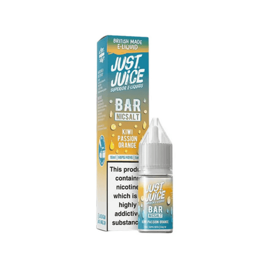 Just Juice Bar Salts Nic Salt E-Liquid Kiwi Passion Orange