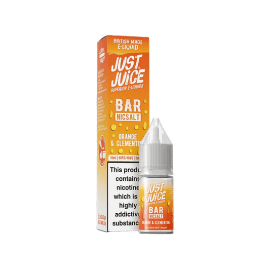 Just Juice Bar Salts Nic Salt E-Liquid Orange & Clementine