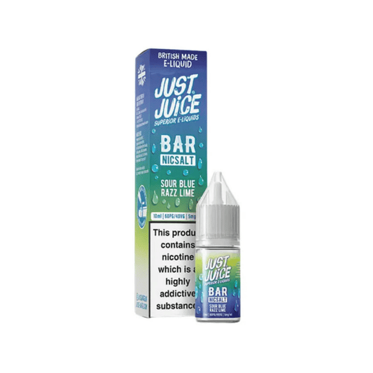 Just Juice Bar Salts Nic Salt E-Liquid Sour Blue Razz Lime