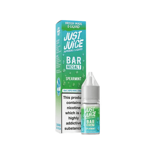 Just Juice Bar Salts Nic Salt E-Liquid Spearmint