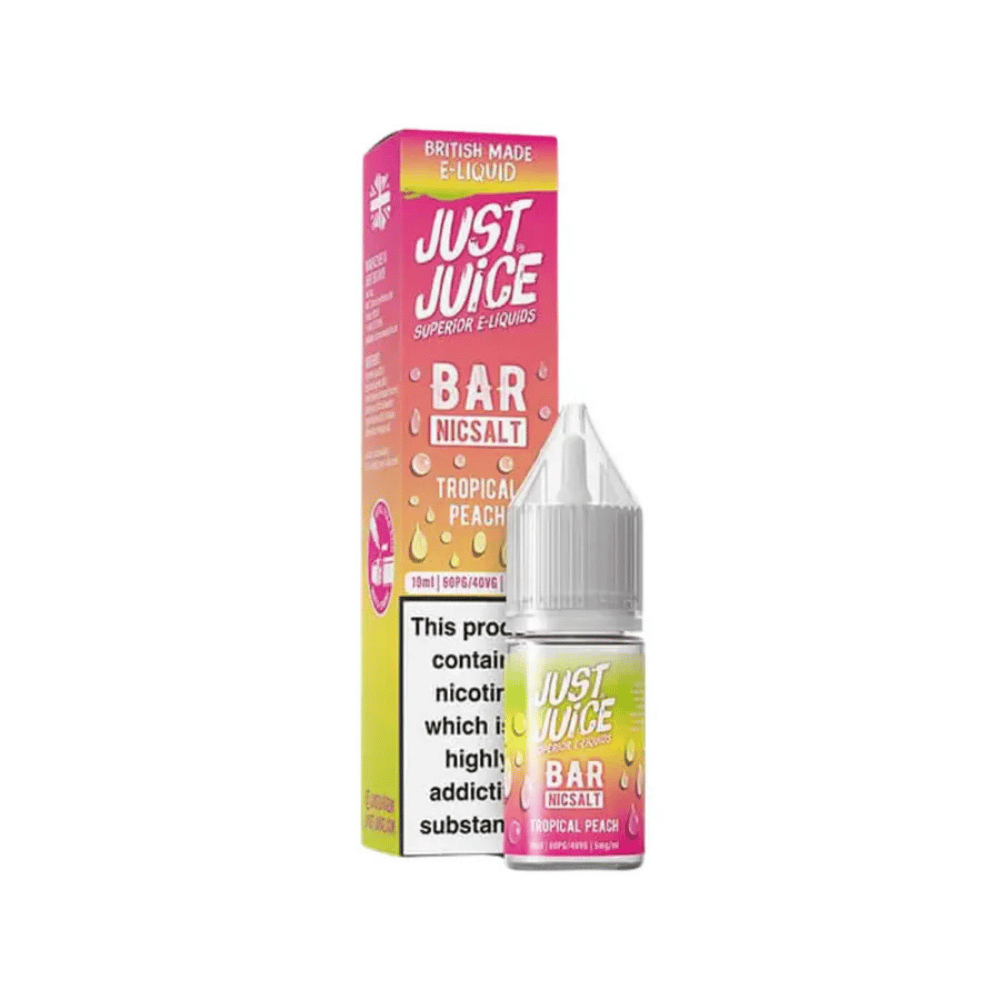 Just Juice Bar Salts Nic Salt E-Liquid Tropical Peach