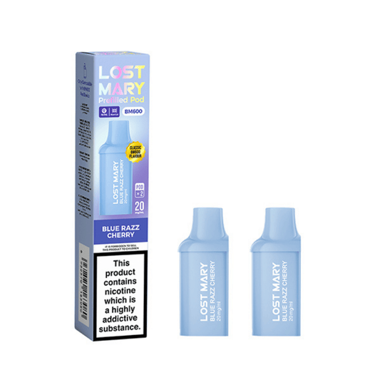 Lost Mary BM600 Prefilled Pods Blue Razz Cherry