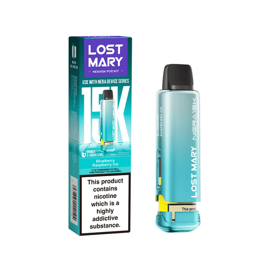Lost Mary Nera 15k Prefilled Pod Blue Raspberry Ice
