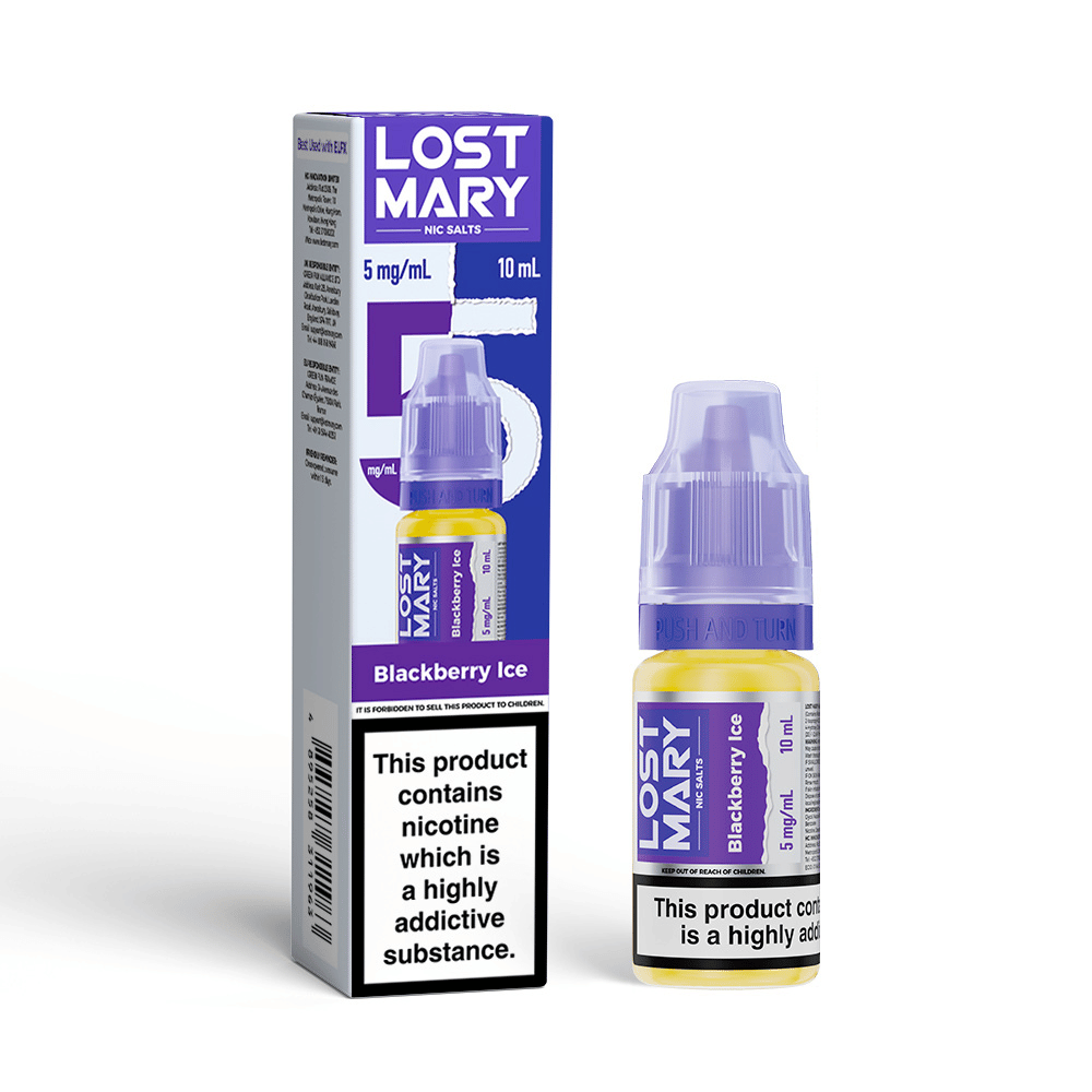 Lost Mary Nic Salt E-Liquid Blackberry Ice 10ml