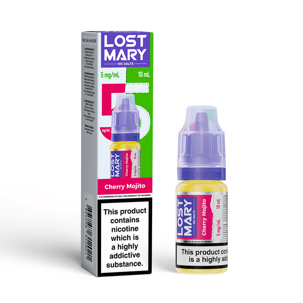 Lost Mary Nic Salt E-Liquid Cherry Mojito 10ml