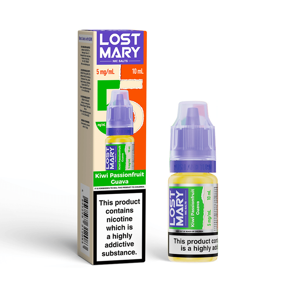 Lost Mary Nic Salt E-Liquid Kiwi Passionfruit Guava 10ml
