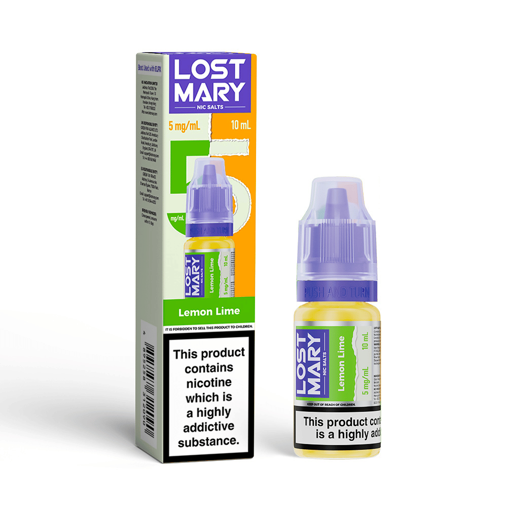 Lost Mary Nic Salt E-Liquid Lemon Lime 10ml