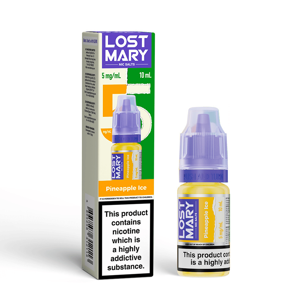Lost Mary Nic Salt E-Liquid Pineapple Ice 10ml
