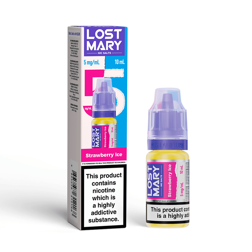 Lost Mary Nic Salt E-Liquid Strawberry Ice 10ml