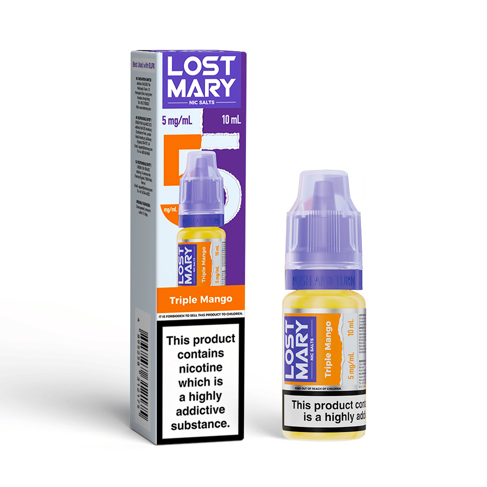 Lost Mary Nic Salt E-Liquid Triple Mango 10ml