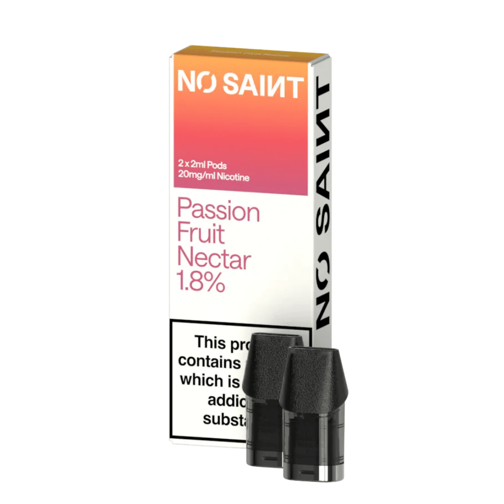 No Saint Prefilled Pods Passion Fruit Nectar (2 Pack)