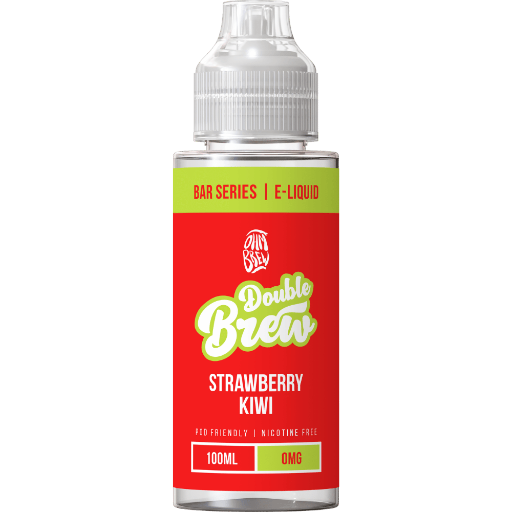Ohm Brew Double Brew 100ml Shortfill E-Liquid Strawberry Kiwi