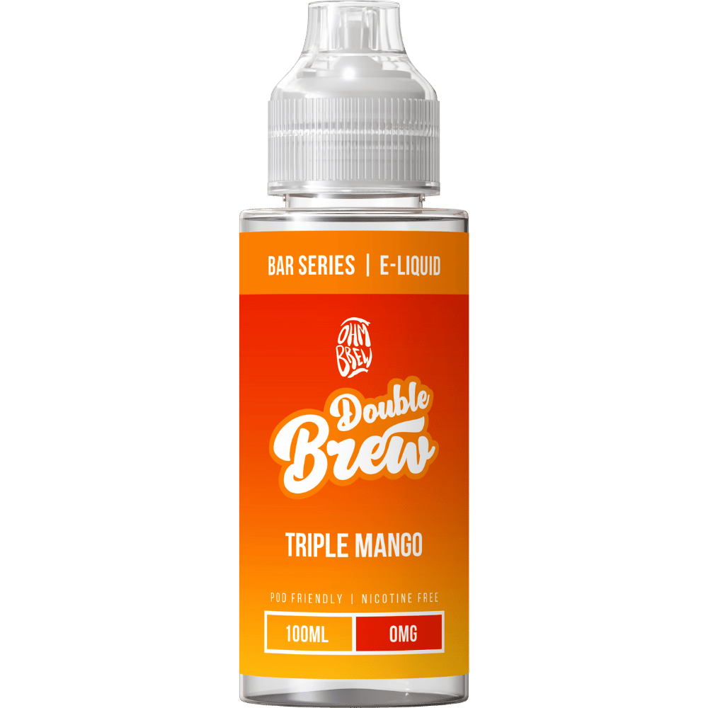 Ohm Brew Double Brew 100ml Shortfill E-Liquid Triple Mango