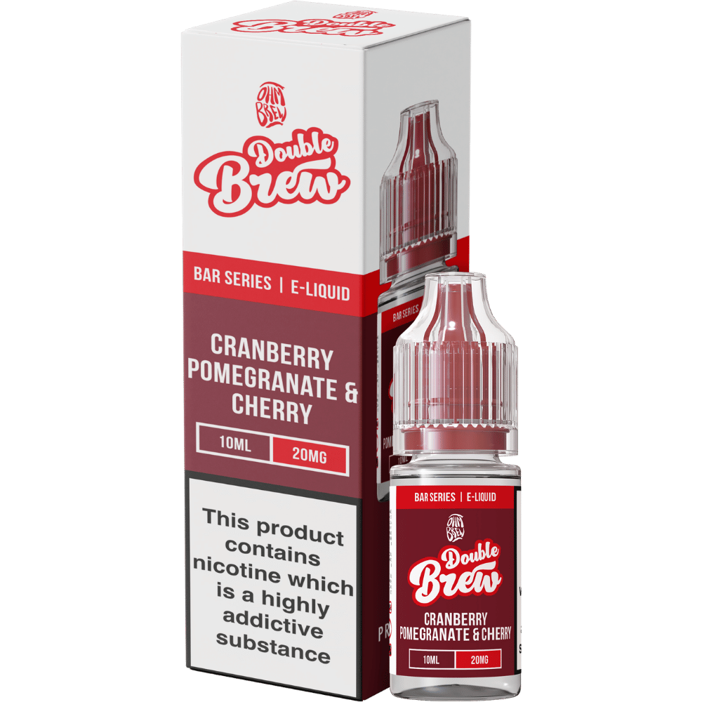 Ohm Brew Double Brew Nic Salt E-Liquid Cranberry Pomegranate & Cherry
