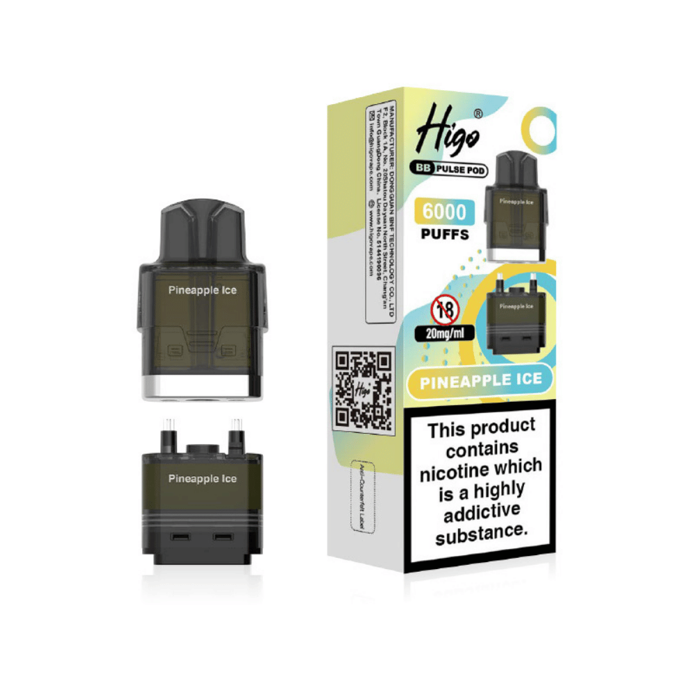 Higo BB Pulse 6000 Prefilled Pod Pineapple Ice