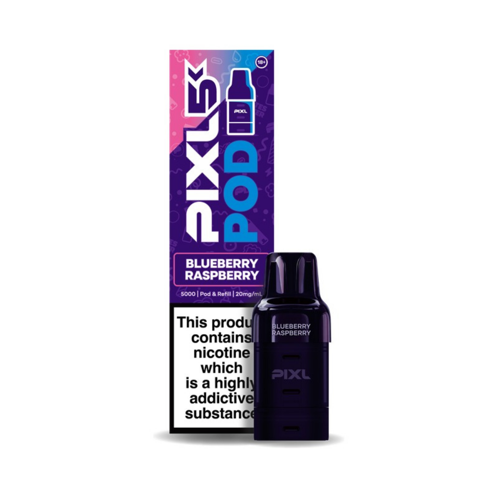 Pixl 5K Prefilled Pods Blueberry Raspberry
