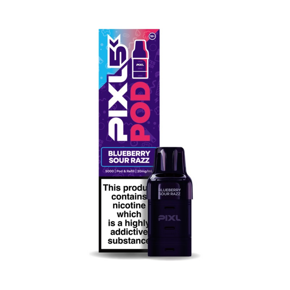 Pixl 5K Prefilled Pods Blueberry Sour Razz