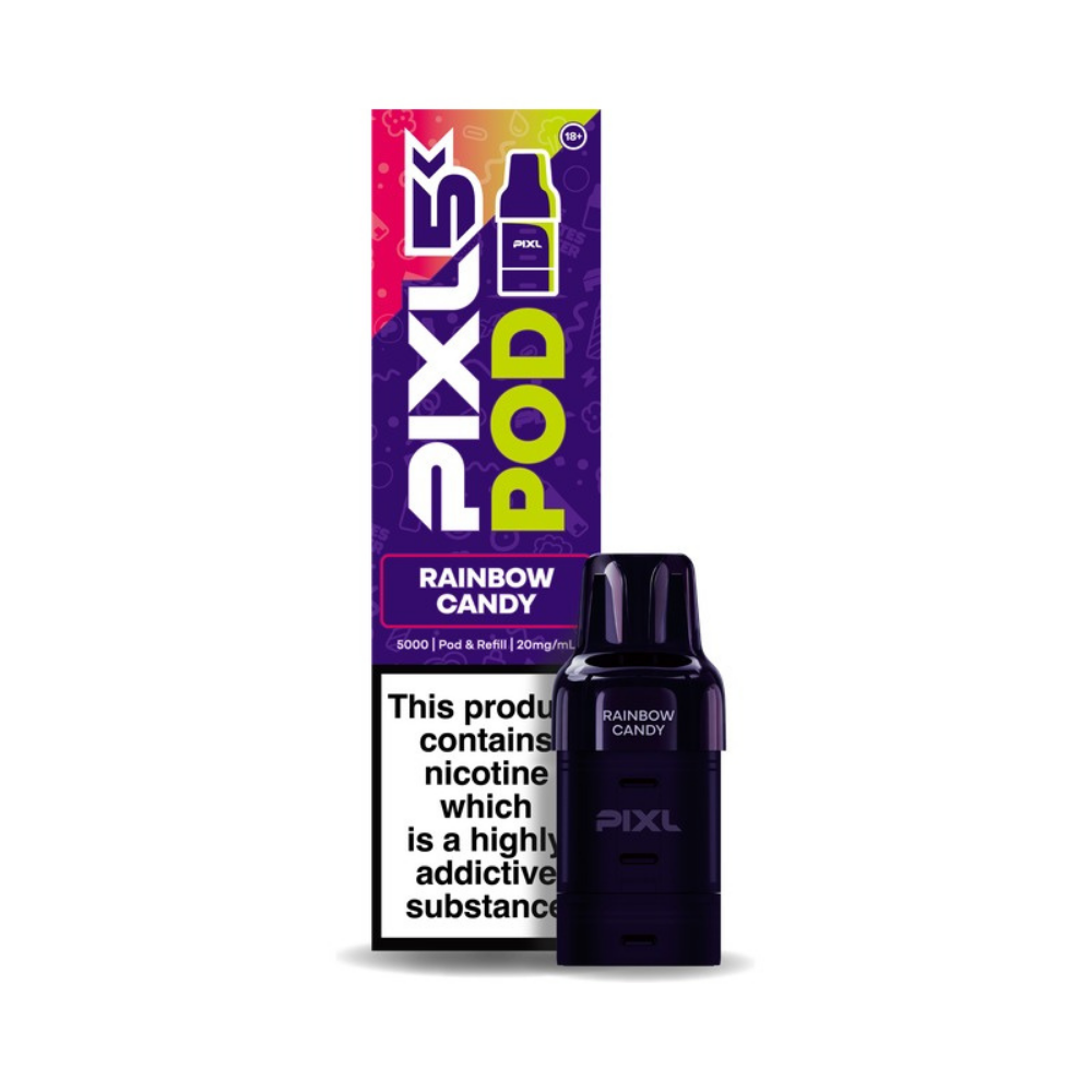 Pixl 5K Prefilled Pods Rainbow Candy