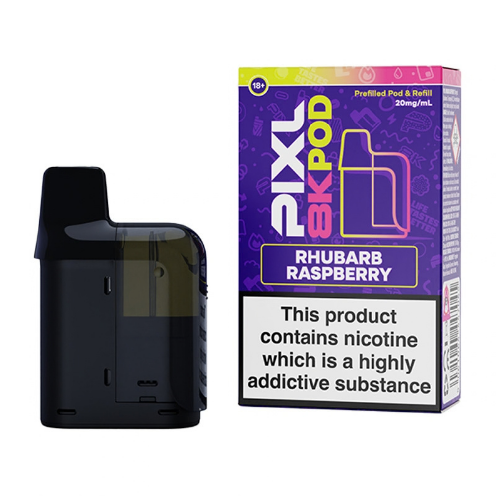 Pixl 8000 Rhubarb Raspberry Refill Pods