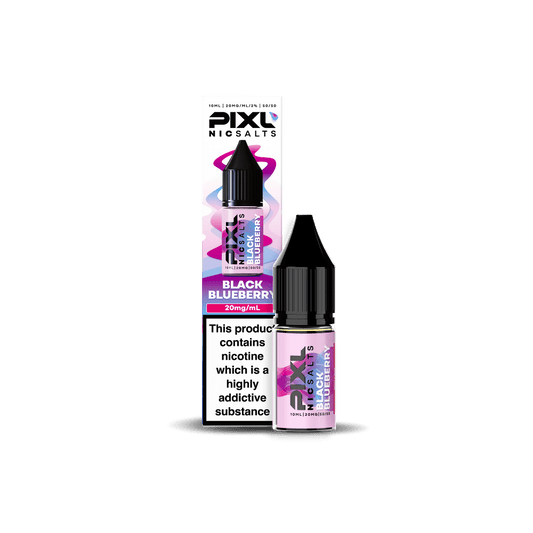 PIXL Nic Salt E-Liquid Black Blueberry 10ml