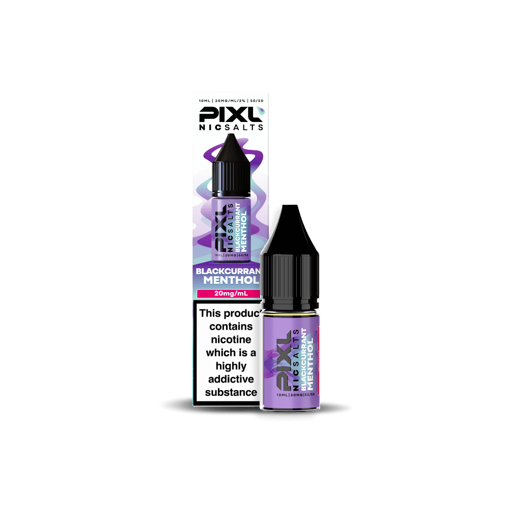 PIXL Nic Salt E-Liquid Blackcurrant Menthol 10ml