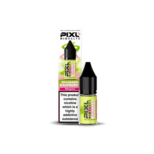 PIXL Nic Salt E-Liquid Rhubarb Raspberry 10ml