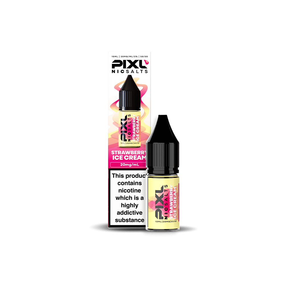 PIXL Nic Salt E-Liquid Strawberry Ice Cream 10ml