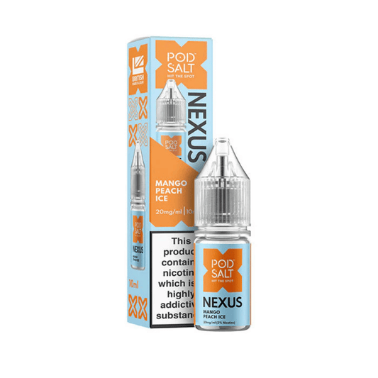 Pod Salt Nexus Mango Peach Ice Nic Salt E-Liquid